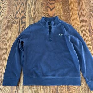 Vineyard vines boy quarter zip cotton